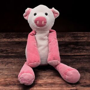 2010 Scentsy Buddy Pink Penny The Pig Empty Pouch Ribbed Corduroy Stuffed Plush